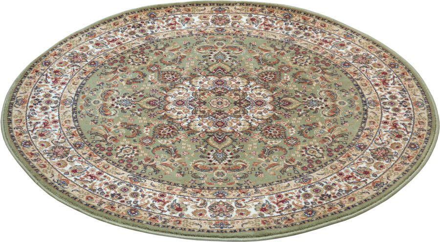 Nouristan Rond perzisch tapijt Zahra groen 160 cm rond - Foto 3