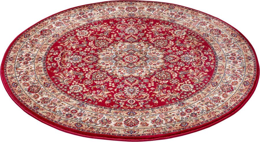 Nouristan Rond perzisch tapijt Zahra rood 160 cm rond - Foto 3