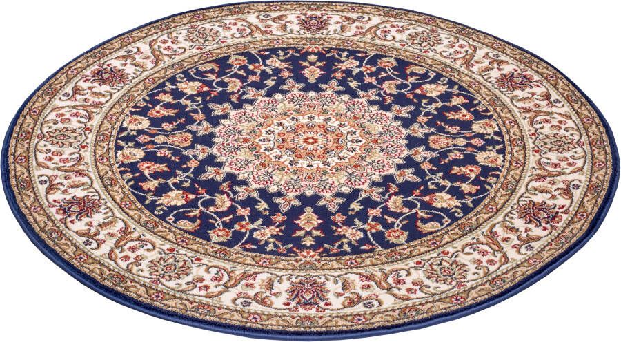 Nouristan Rond perzisch tapijt Zuhr marineblauw 160 cm rond - Foto 2