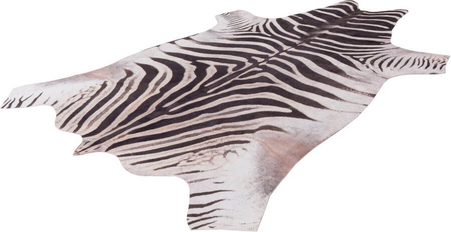 Obsession Vachtvloerkleed My Toledo 192 Imitatiebont geprinte zebra-look ideaal in de woonkamer & slaapkamer