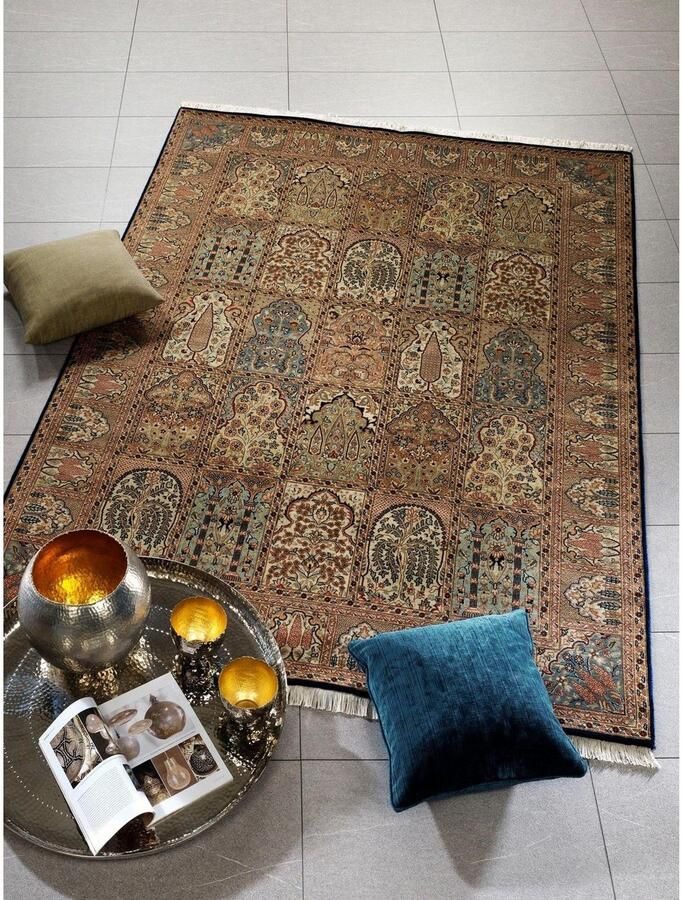 OCI DIE TEPPICHMARKE Loper Sonam Bakhtyari hoogwaardig met de hand geknoopt met franje woonkamer