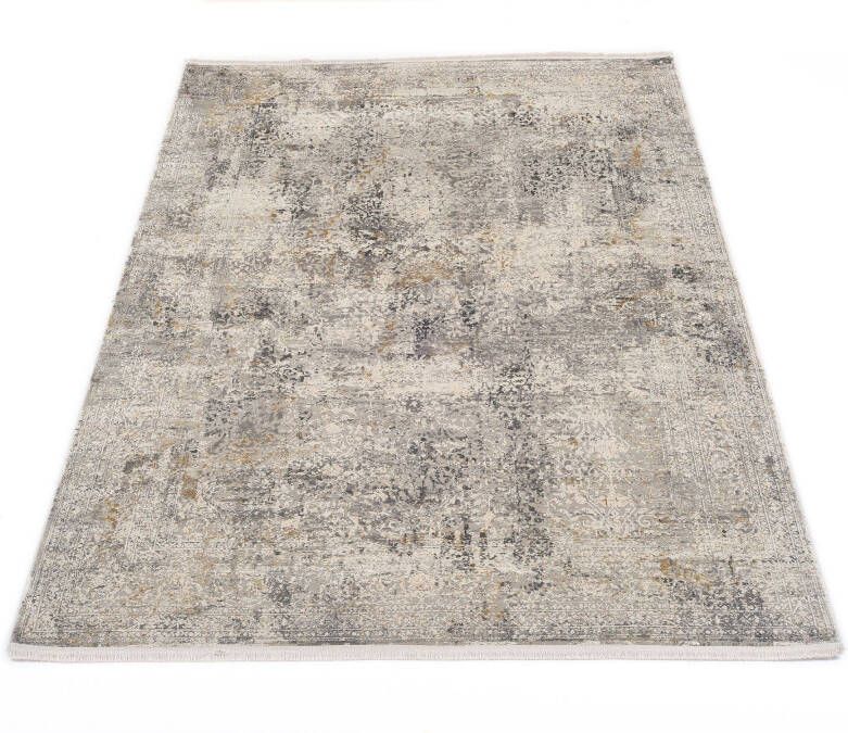 OCI DIE TEPPICHMARKE Vloerkleed BESTSELLER CAVA Glans viscose met franje reliëfstructuur vintage woonkamer - Foto 7