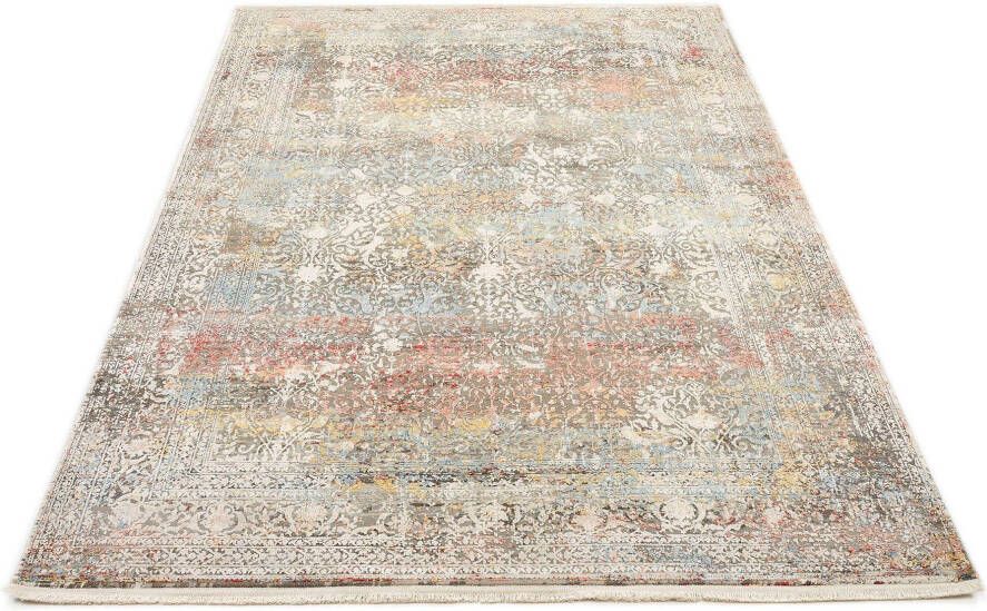 OCI DIE TEPPICHMARKE Vloerkleed BESTSELLER CAVA Glans viscose met franje reliëfstructuur vintage woonkamer - Foto 5