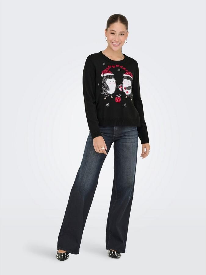 Only Kersttrui ONLXMAS SHINE LS ONECK KNT - Foto 6