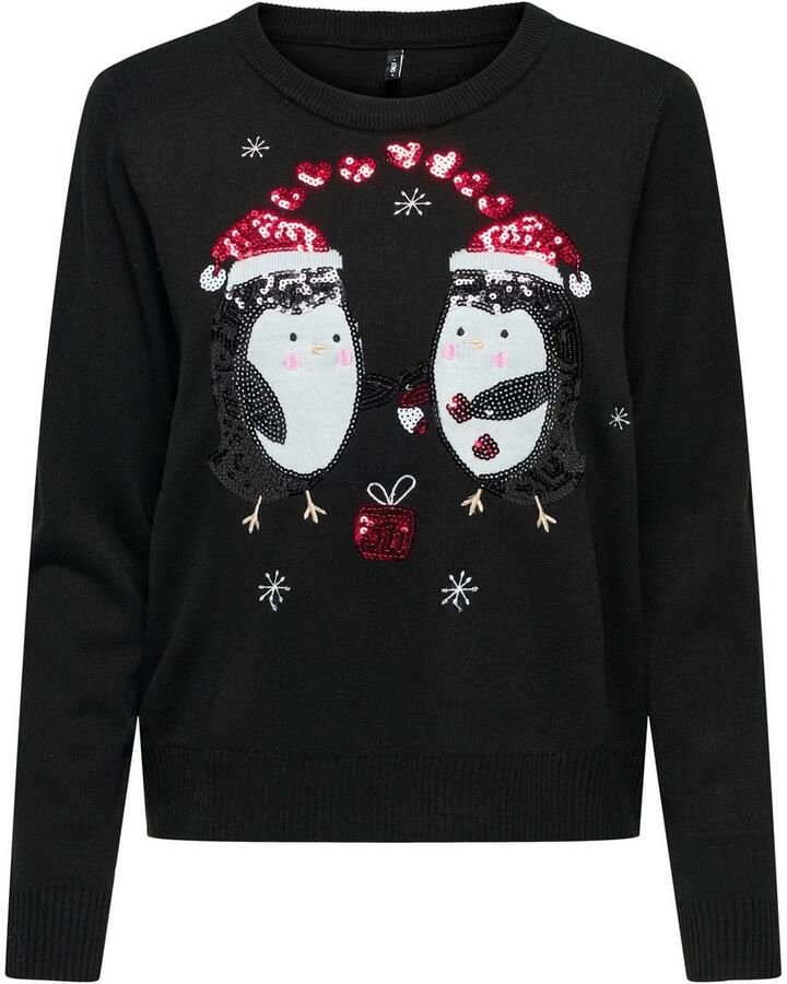 Only Kersttrui ONLXMAS SHINE LS ONECK KNT - Foto 2