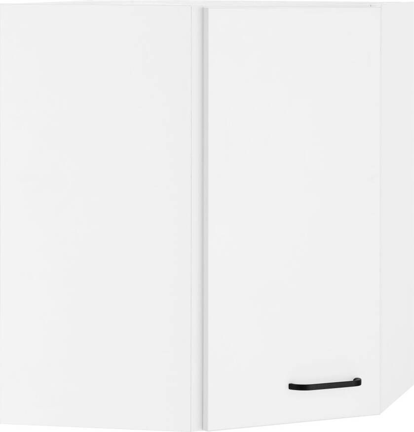 OPTIFIT Hangend hoekkastje Elga met soft-closefunctie en metalen greep breedte 60x60 cm