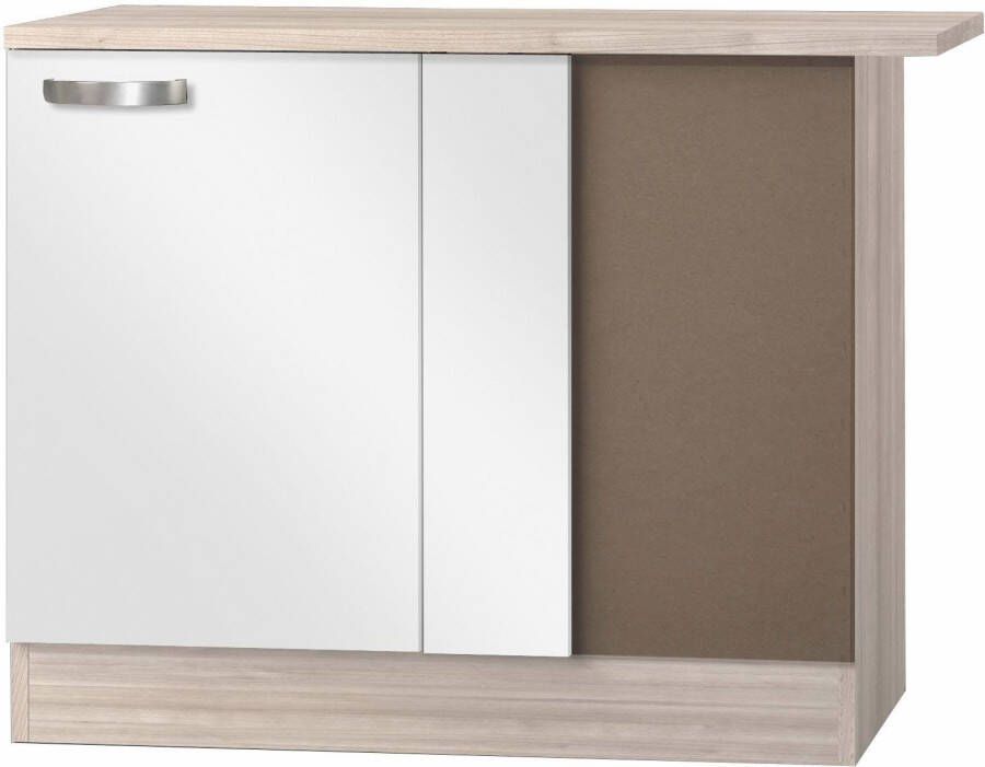 OPTIFIT Hoekonderkast Faro met metalen greep breedte 100 cm