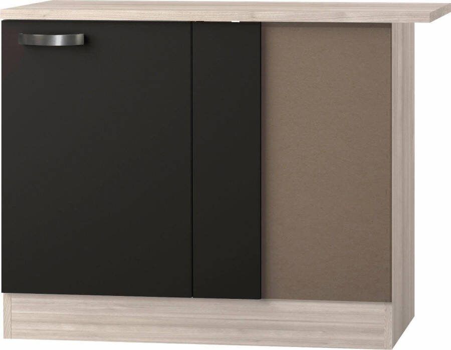 OPTIFIT Hoekonderkast Faro met metalen greep breedte 100 cm