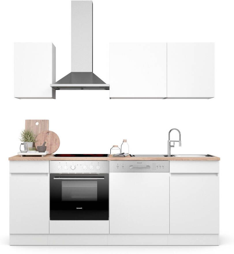 OPTIFIT Keuken Safeli Breedte 210 cm naar keuze met of zonder Hanseatic elektrische apparaten - Foto 13