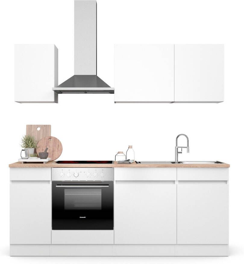 OPTIFIT Keuken Safeli Breedte 210 cm naar keuze met of zonder Hanseatic elektrische apparaten - Foto 14
