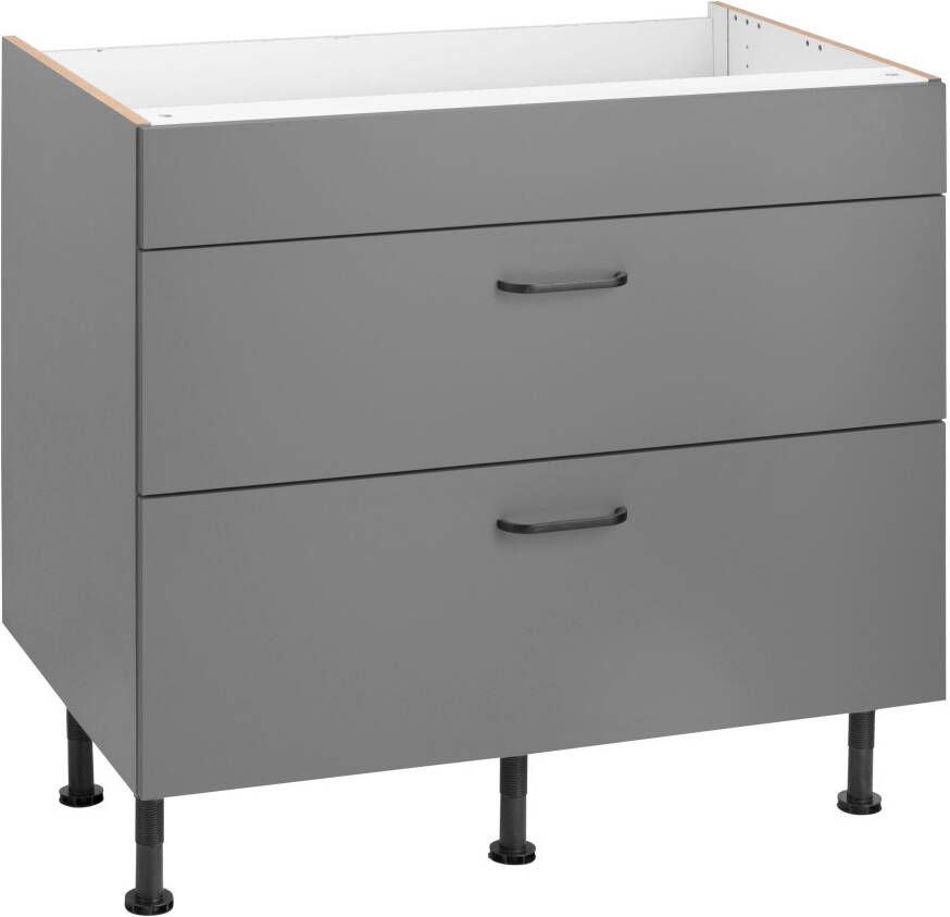 OPTIFIT Onderkast Elga met soft-close functie in hoogte verstelbare poten breedte 90 cm - Foto 9