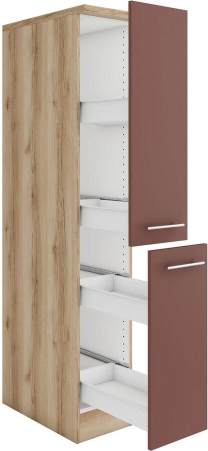 OPTIFIT Apothekerskast Bella Breedte 30 cm hoogte 174 4 cm 2 uittrekken