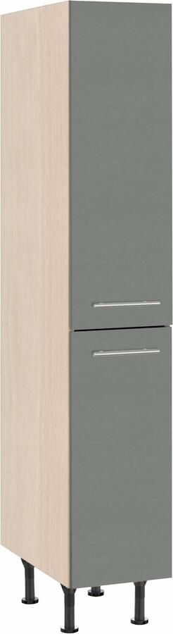 OPTIFIT Apothekerskast Bern 30 cm breed 176 cm hoog in hoogte verstelbare stelpootjes metalen grepen - Foto 2