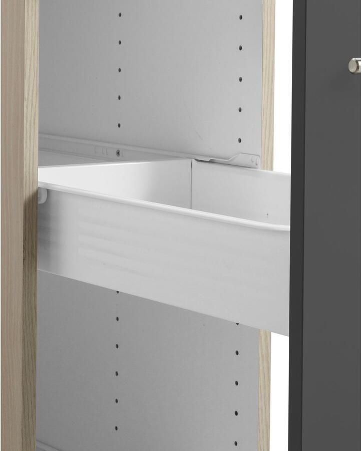 OPTIFIT Apothekerskast Bern 30 cm breed 212 cm hoog met in hoogte verstelbare stelpoten