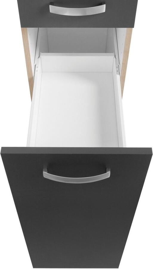 OPTIFIT Apothekerskast Faro 2 laden metalen grepen breedte 30 cm - Foto 3