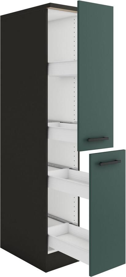 OPTIFIT Apothekerskast Palma Breedte 30 cm hoogte 174 4 cm 2 uittrekken 5 planken