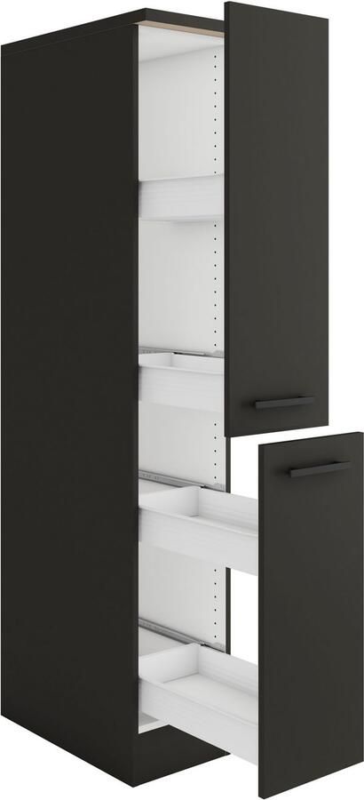 OPTIFIT Apothekerskast Palma Breedte 30 cm hoogte 174 4 cm 2 uittrekken 5 planken