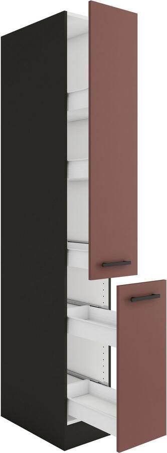 OPTIFIT Apothekerskast Palma Breedte 30 cm hoogte 206 8 cm 2 uittrekken 5 planken