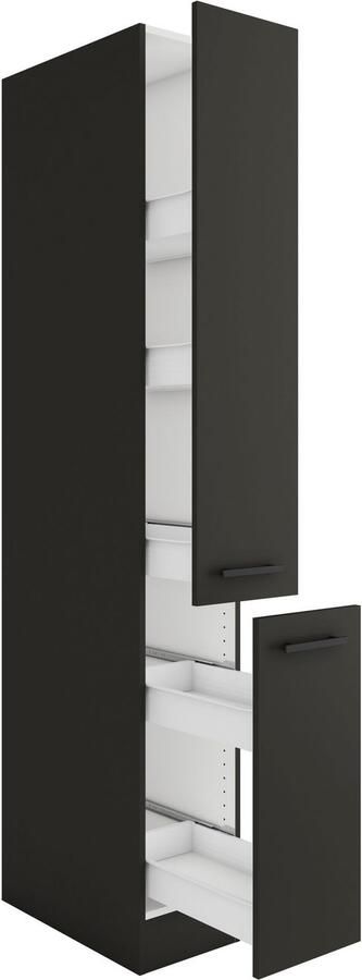 OPTIFIT Apothekerskast Palma Breedte 30 cm hoogte 206 8 cm 2 uittrekken 5 planken