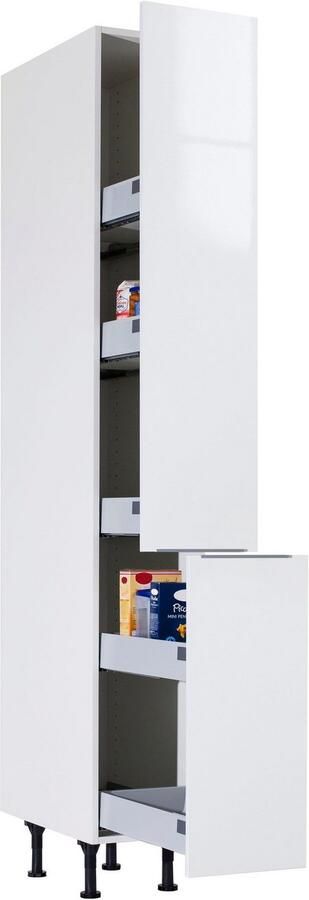 OPTIFIT Apothekerskast Tara met 2 volledig uittrekbare laden en 5 legplanken soft-closefunctie breedte 30 cm - Foto 3
