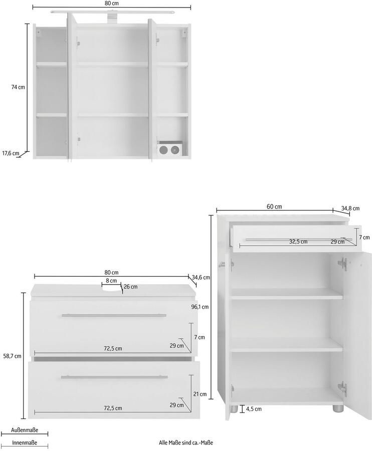 OPTIFIT Badkamerserie Bern (3-delig) - Foto 3