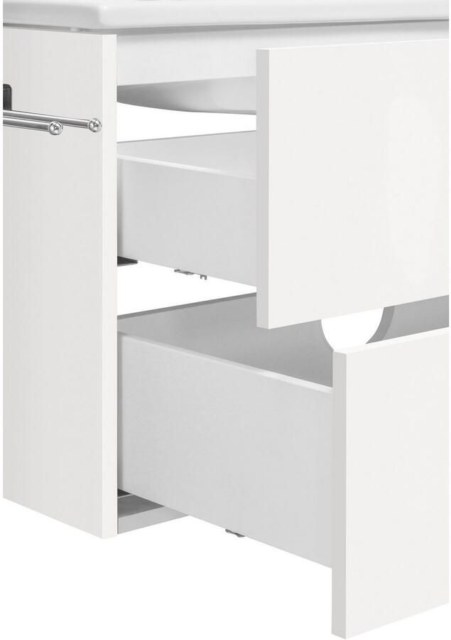 OPTIFIT Badkamerserie Napoli met contrastkleurige kastelement en soft-closefunctie (set) - Foto 5