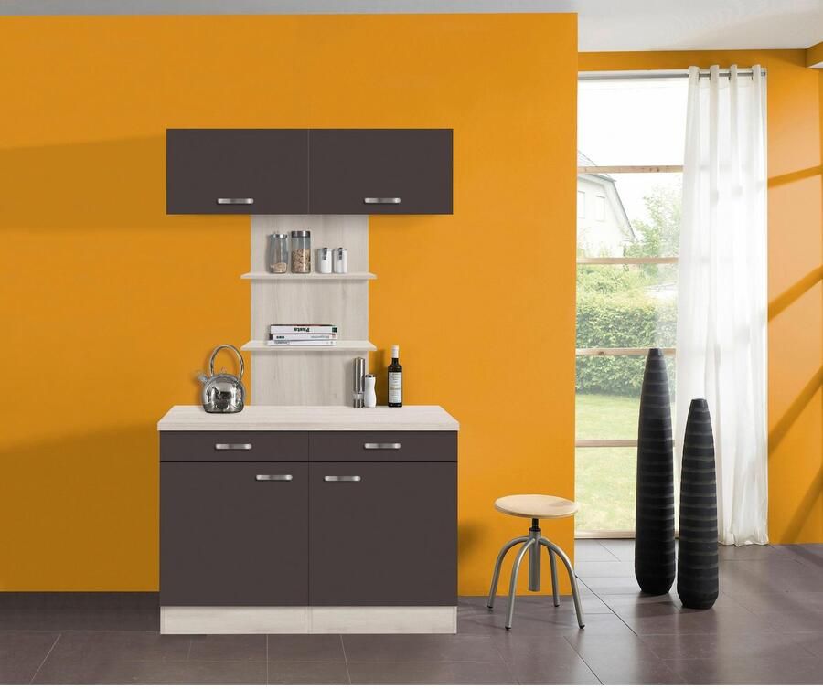 OPTIFIT Buffetkast Faro met metalen handgrepen breedte 120 cm - Foto 2