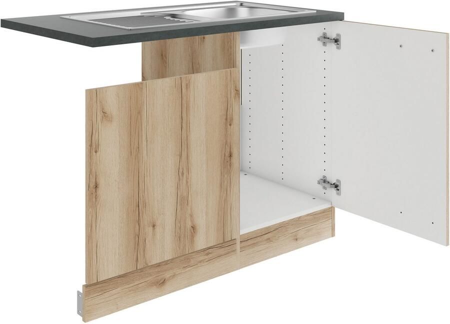 OPTIFIT Gootsteenkast Bella Breedte 110 cm voor gedeeltelijk geïntegreerde vaatwasser - Foto 2