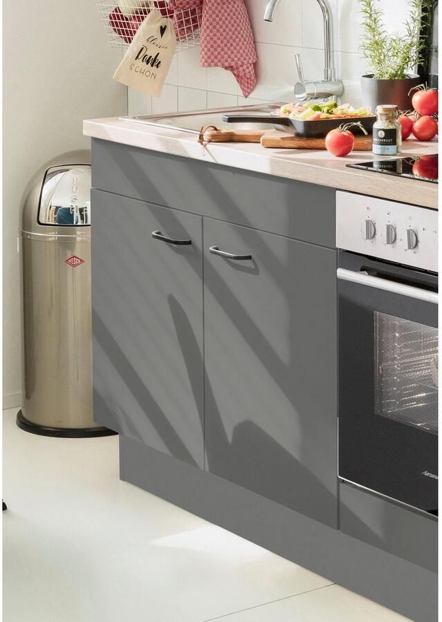 OPTIFIT Gootsteenkast Elga met soft-close-functie in hoogte verstelbare poten breedte 100 cm - Foto 5