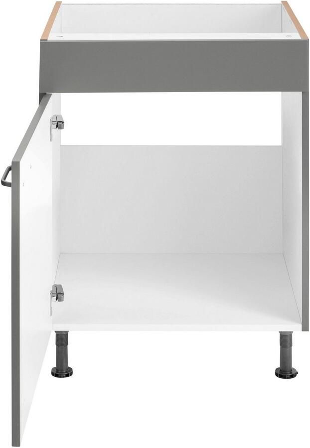 OPTIFIT Gootsteenkast Elga met soft-close-functie in hoogte verstelbare poten breedte 60 cm - Foto 2