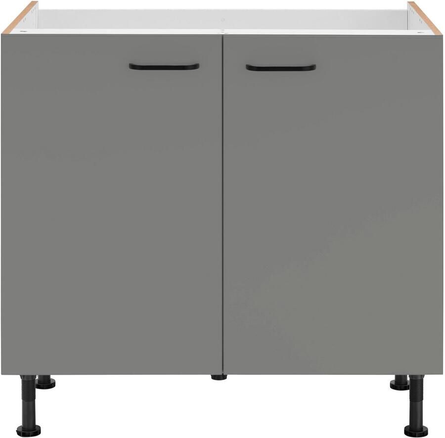 OPTIFIT Gootsteenkast Elga met soft-close-functie in hoogte verstelbare poten breedte 90 cm