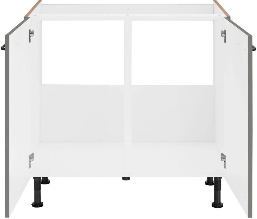 OPTIFIT Gootsteenkast Elga met soft-close-functie in hoogte verstelbare poten breedte 90 cm - Foto 3