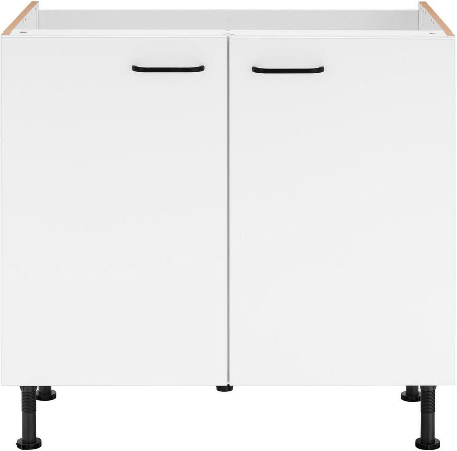 OPTIFIT Gootsteenkast Elga met soft-close-functie in hoogte verstelbare poten breedte 90 cm