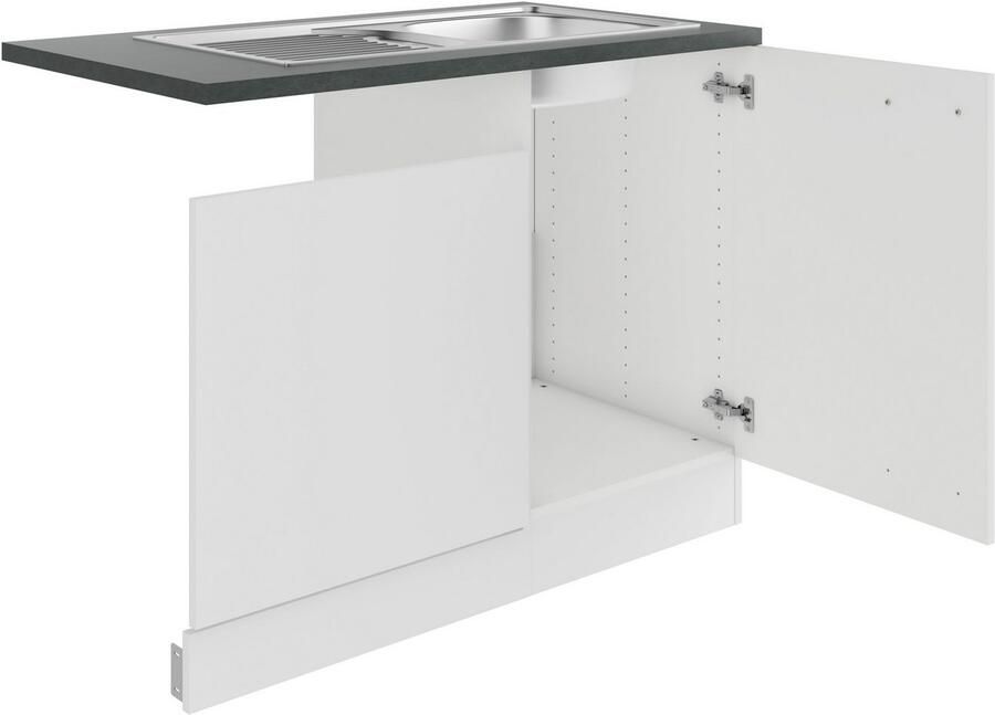 OPTIFIT Gootsteenkast Palma Breedte 110 cm geschikt voor gedeeltelijk geïntegreerde vaatwassers - Foto 2