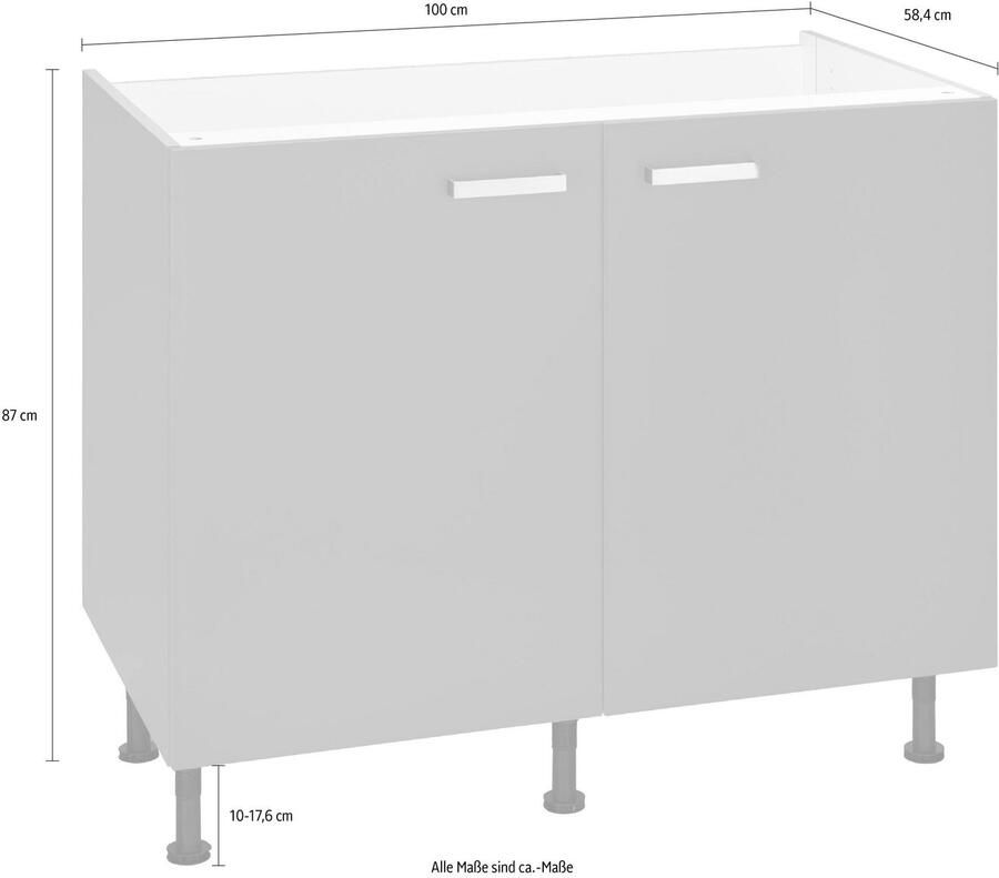 OPTIFIT Gootsteenkast Parma Breedte 100 cm - Foto 2