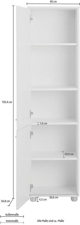 OPTIFIT Halfhoge kast Bern - Foto 3