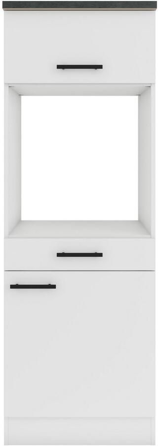 OPTIFIT Halfhoge kast Palma Breedte 60 cm niche-afmetingen voor ovens B D H 56 7 55 5 59 2 cm - Foto 2