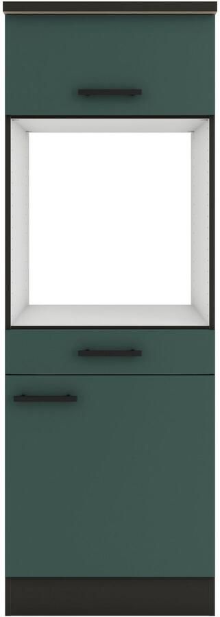 OPTIFIT Halfhoge kast Palma Breedte 60 cm niche-afmetingen voor ovens B D H 56 7 55 5 59 2 cm - Foto 2