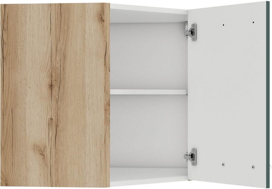 OPTIFIT Hangend hoekkastje Bella Breedte 60 x 60 cm deuropening verwisselbaar - Foto 2