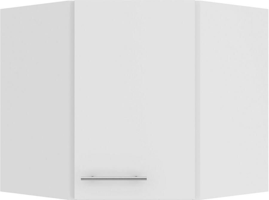 OPTIFIT Hangend hoekkastje Bella Breedte 60 x 60 cm deuropening verwisselbaar