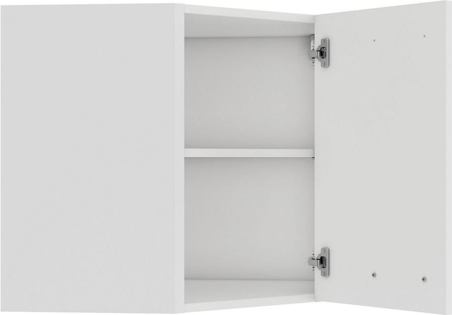 OPTIFIT Hangend hoekkastje Bella Breedte 60 x 60 cm deuropening verwisselbaar - Foto 2