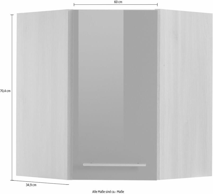 OPTIFIT Hangend hoekkastje Bern
