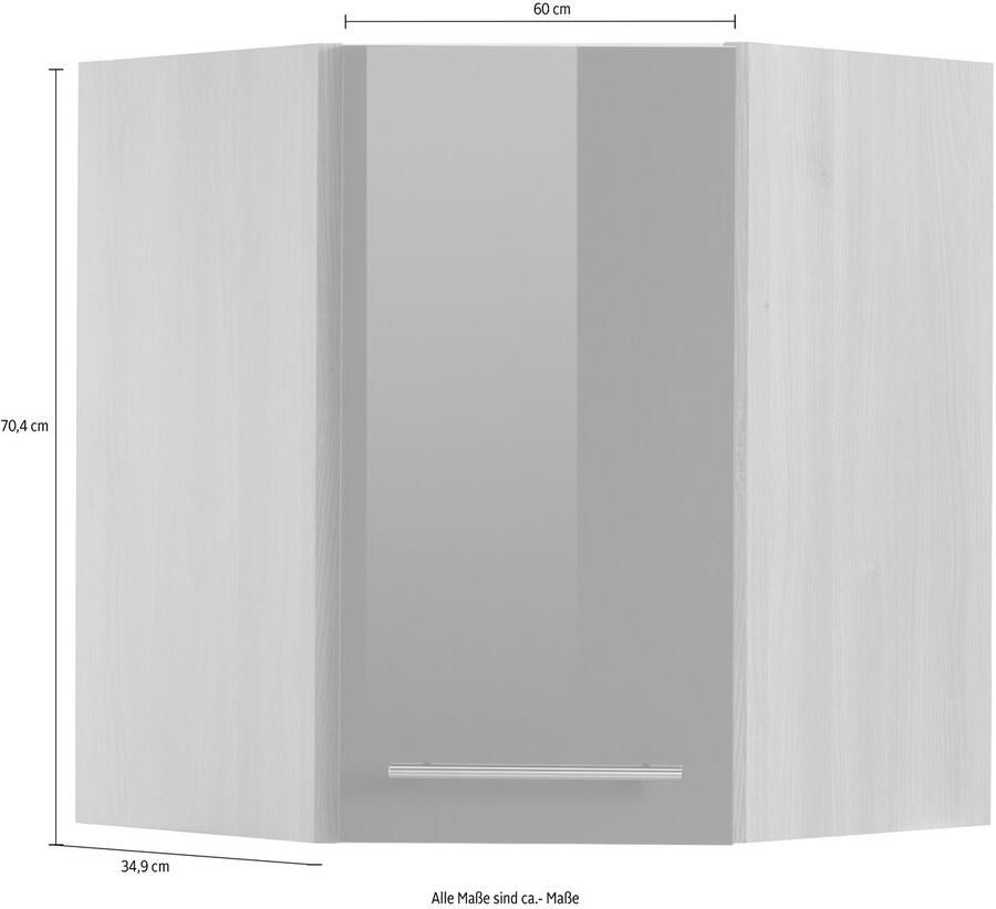 OPTIFIT Hangend hoekkastje Bern