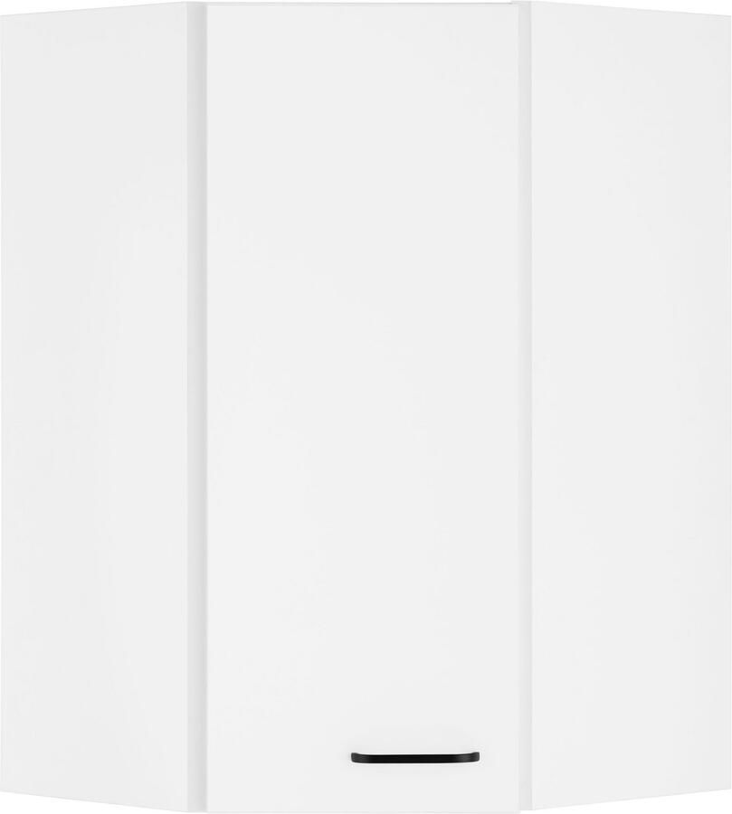OPTIFIT Hangend hoekkastje Elga met soft-closefunctie en metalen greep breedte 60x60 cm