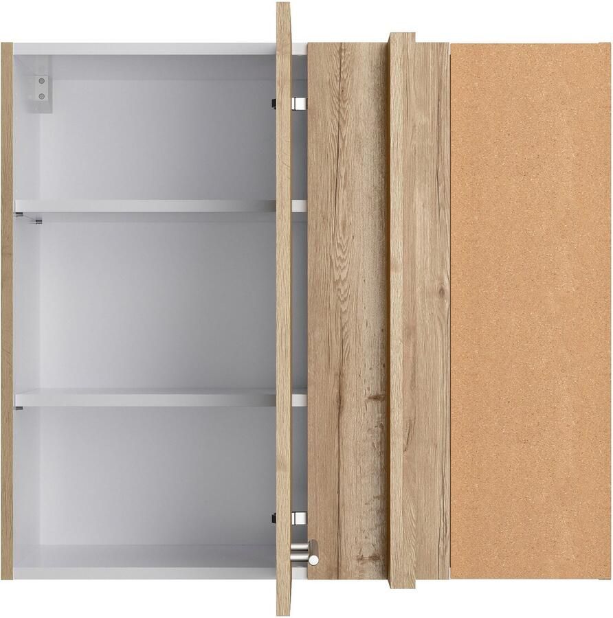OPTIFIT Hangend hoekkastje Klara Breedte 80 x 45 cm - Foto 2