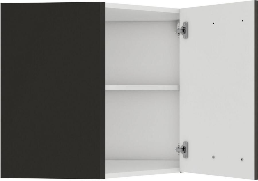 OPTIFIT Hangend hoekkastje Palma Breedte 60 x 60 cm deuropening verwisselbaar - Foto 2