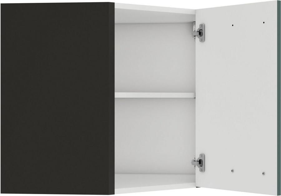 OPTIFIT Hangend hoekkastje Palma Breedte 60 x 60 cm deuropening verwisselbaar - Foto 2