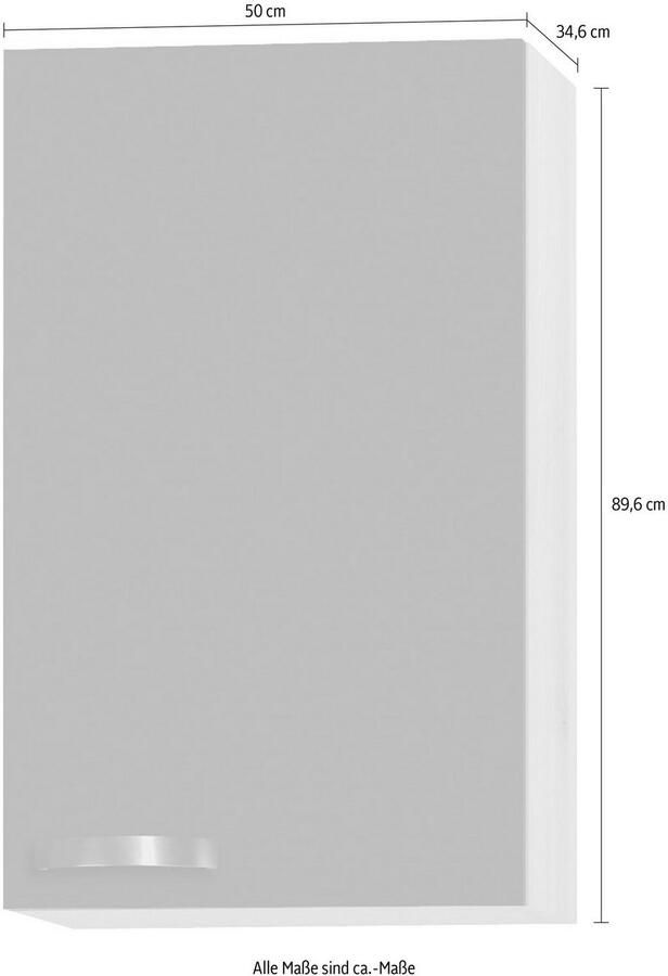 OPTIFIT Hangend kastje Faro met metalen greep breedte 50 cm - Foto 2