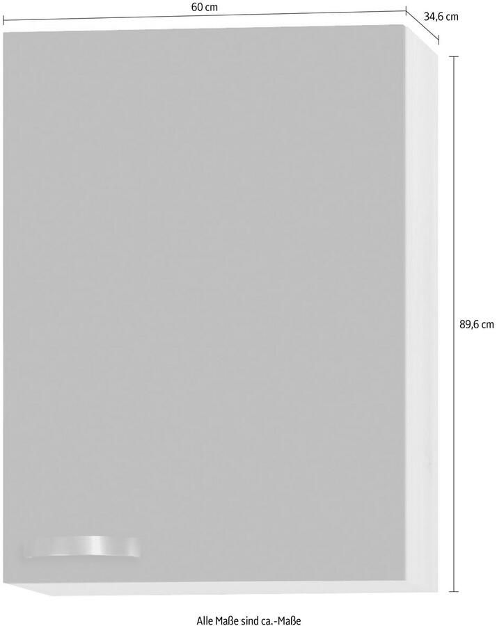 OPTIFIT Hangend kastje Faro met metalen greep breedte 60 cm - Foto 1