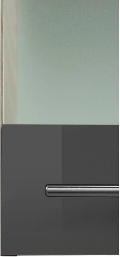 OPTIFIT Hangend kastje met glasdeur Bern Breedte 50 cm front met melkglas-inzet met metalen greep - Foto 4